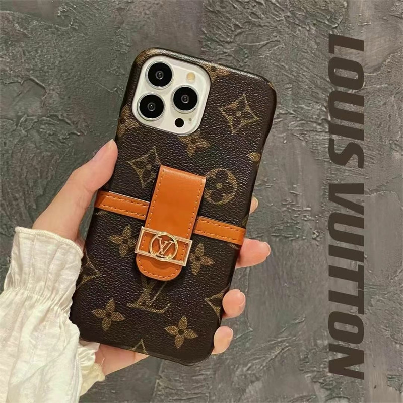 ヴィトン iphone17 ケース iphone17pro ケース カード 収納 ハイ ブランド iphone16/16pro ケース vuitton スマホケース お 揃い ブランド iphone15/14/13 ケース 大人 可愛い