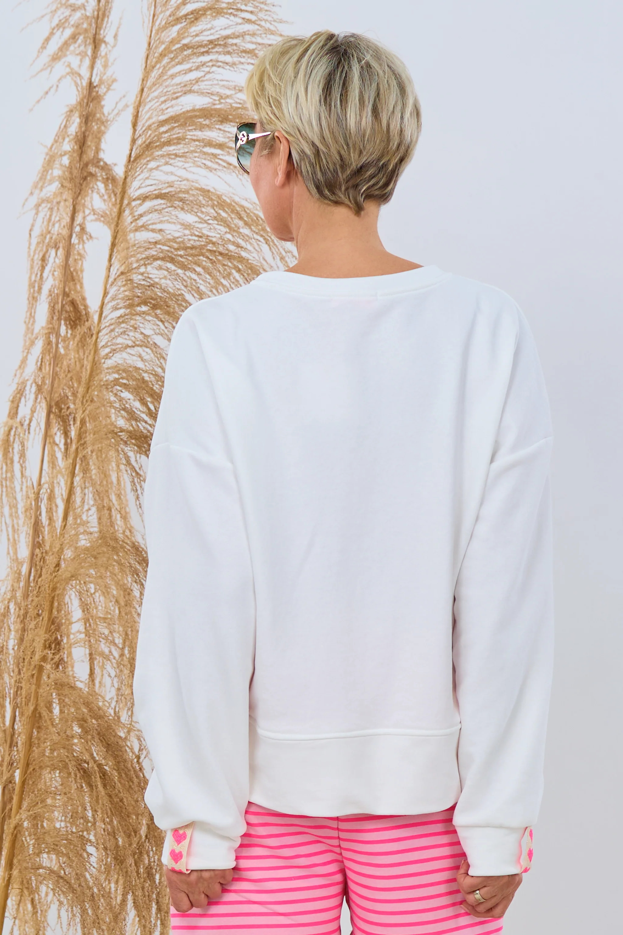 Sweaty CHÉRIE, ecru-pink