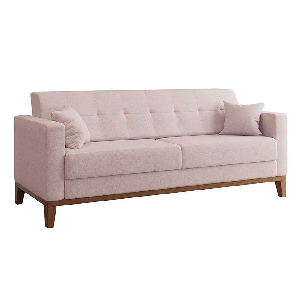 Sofá 3 Lugares Narvik Linho Cru em Promoção | Ofertas na Americanas