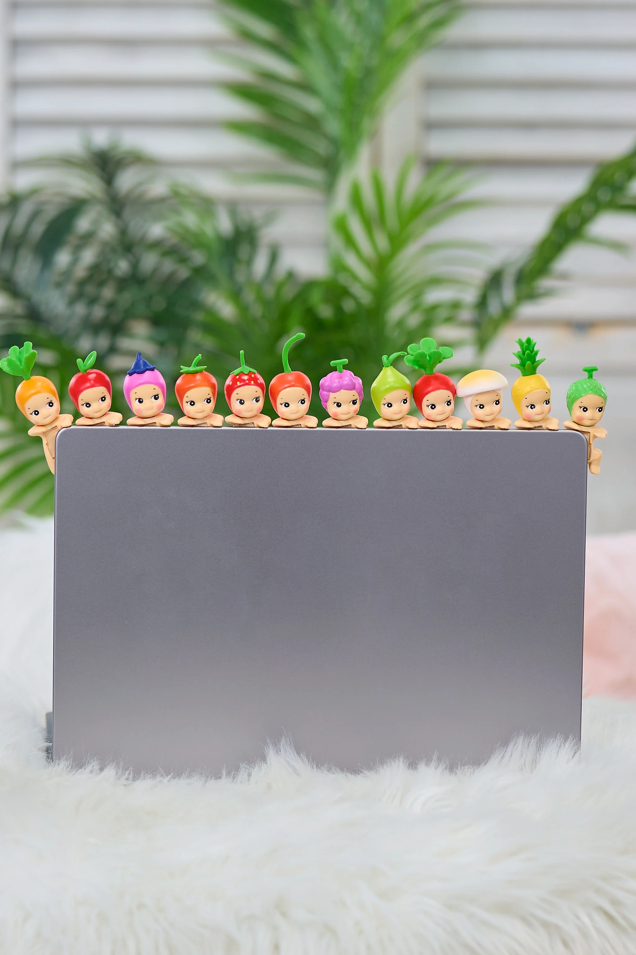 Mini Klebefiguren, Obst & Gemüse