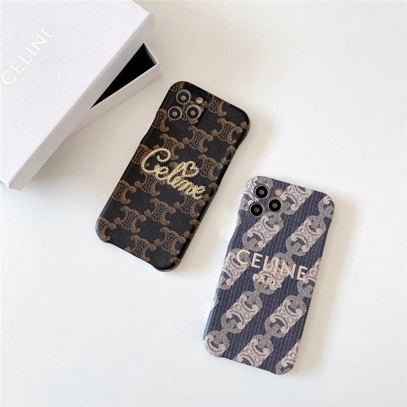 セリーヌ パロディ アイフォン12pro max/12pro カバー 刺繡 CELINE iphone12/11pro max/11 ケース 韓国 おしゃれ iphonexs/xr スマホカバー 大人っぽい ビジネス風 iphonexs max 携帯ケース 安全 可愛い