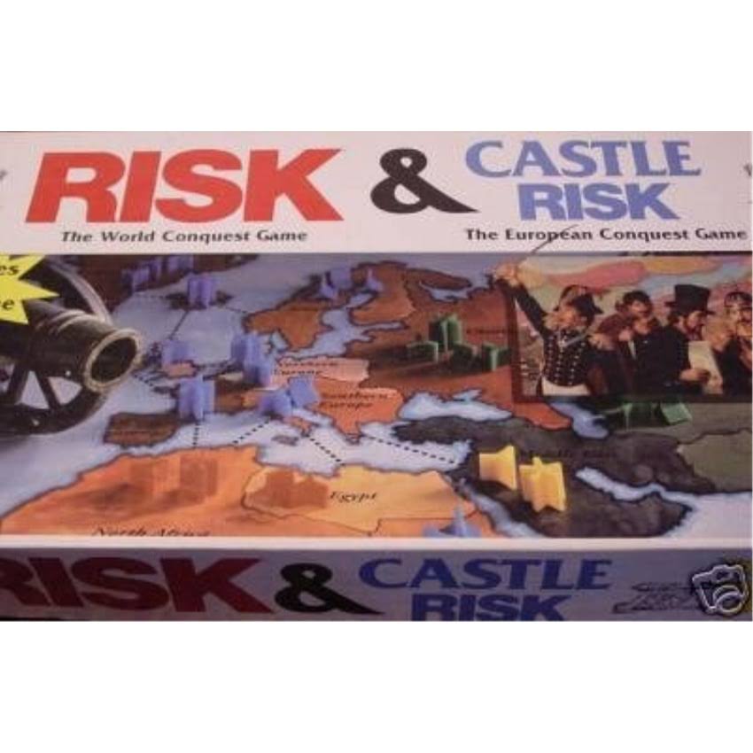 Risk / Castle Risk Board Game 2 Board Games in 1 - Ebanbox