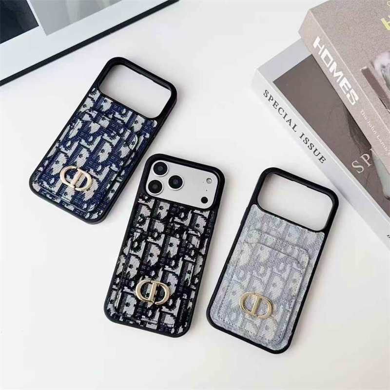 dior iphone17/17pro ケース カード 収納 ディオール 携帯ケース iphone16/16promax ケース カップル お 揃い iphone15/14ケース ブランド コピー iphone ケース ハイ ブランド