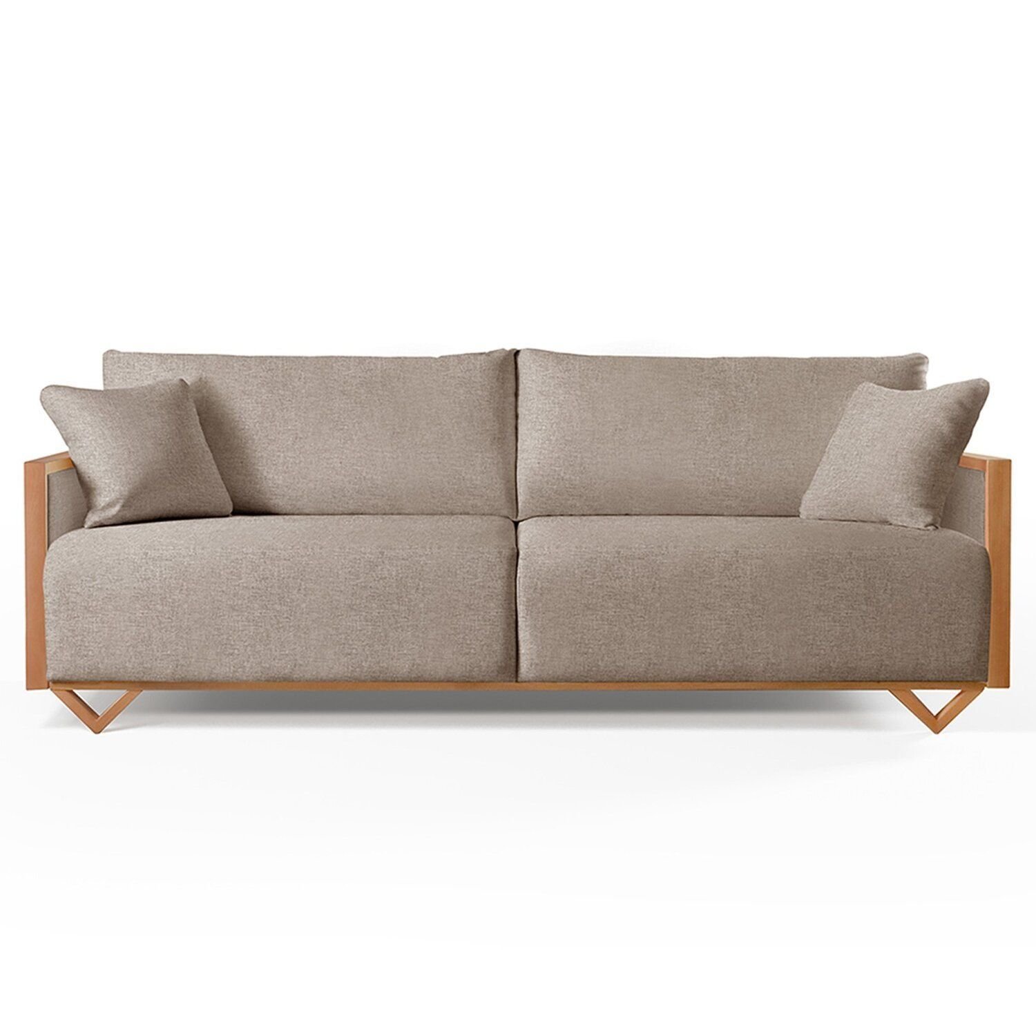 Sofá Fixo Lara 2 Lugares Luxo 1,70m Castellar Móbile