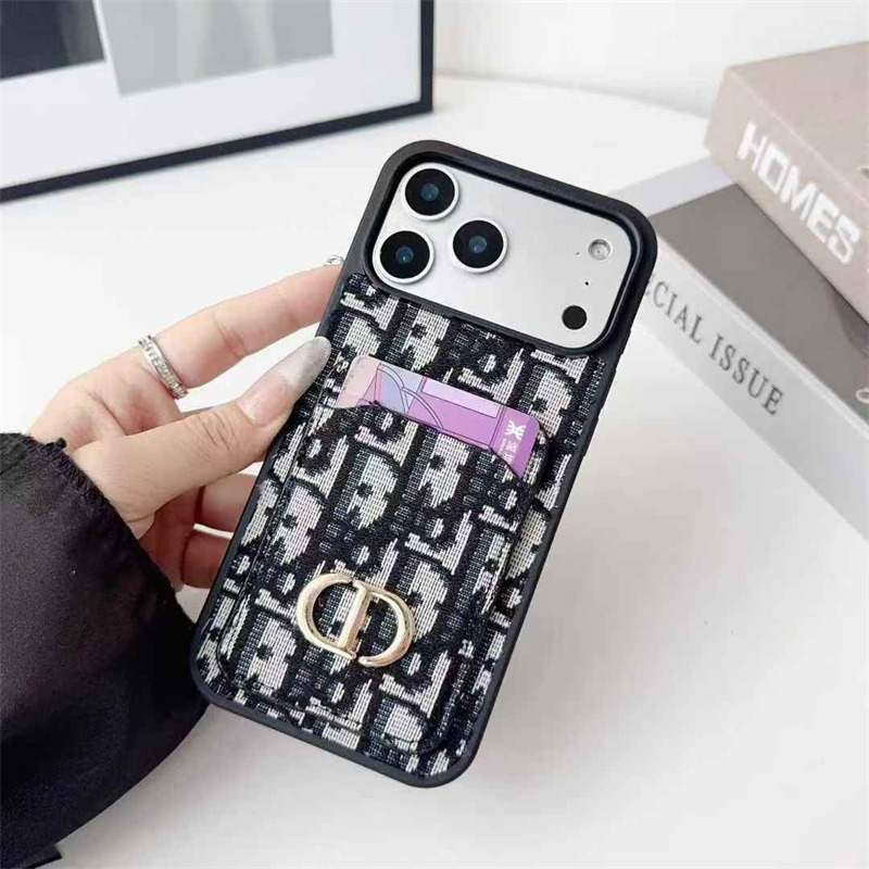 dior iphone17/17pro ケース カード 収納 ディオール 携帯ケース iphone16/16promax ケース カップル お 揃い iphone15/14ケース ブランド コピー iphone ケース ハイ ブランド