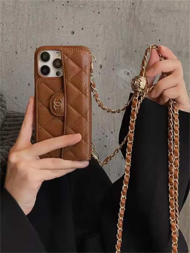 chanel スマホ ショルダー シャネル アイフォン17/17proケース スマホケース ショルダー ブランド iphone16pro/16pro max ケース 斜めがけ 背面 収納