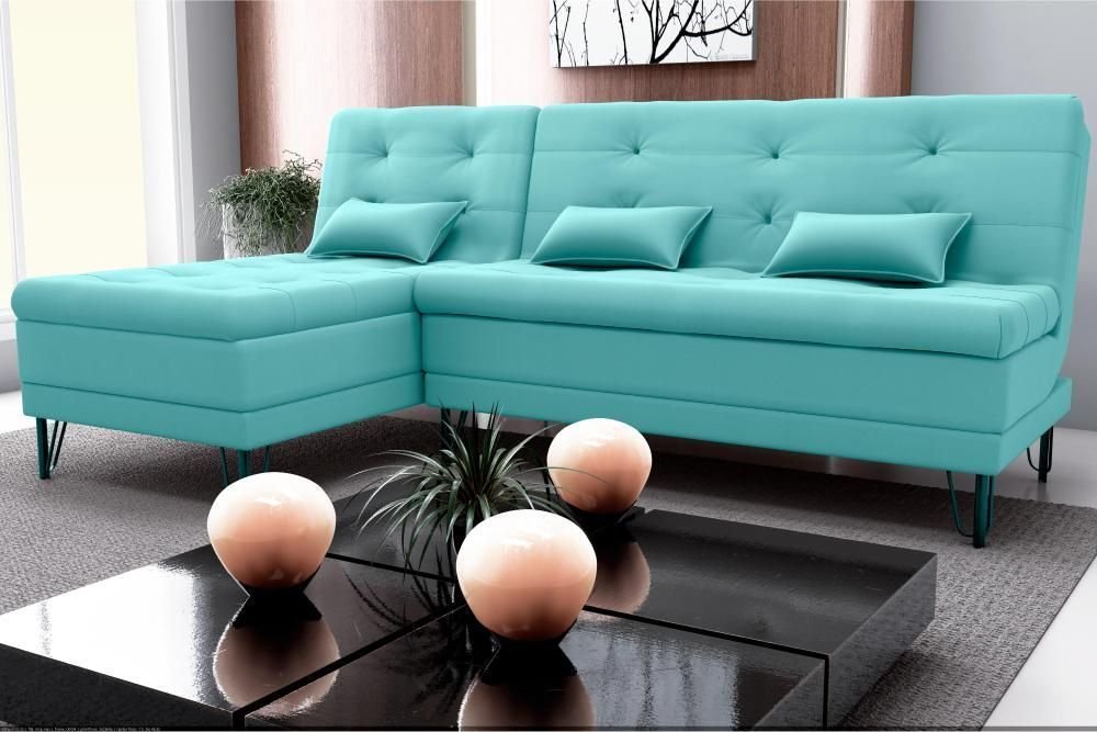 Sofá Cama 3 Lugares com Chass Casal Luxo Premium Nice Matrix