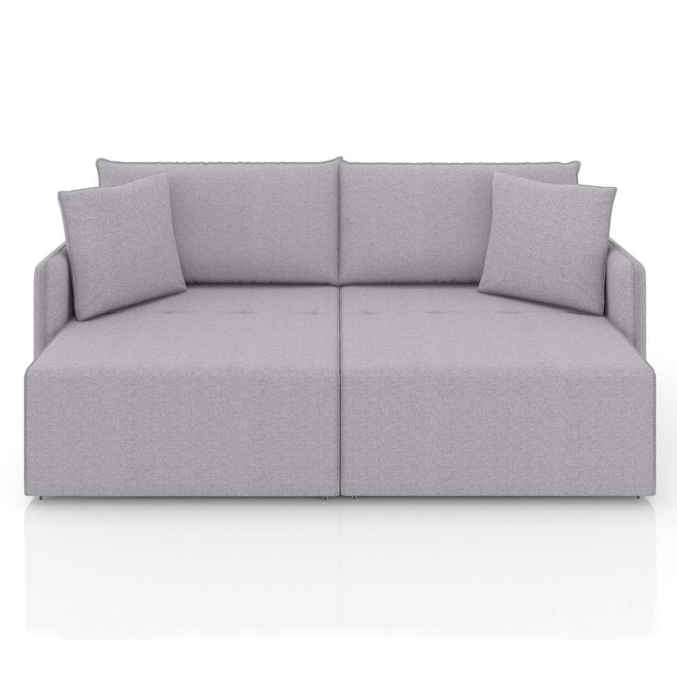 Sofá 2 Lugares Retrátil e Reclinável Malta Linho Prata 160 cm em Promoção | Ofertas na Americanas