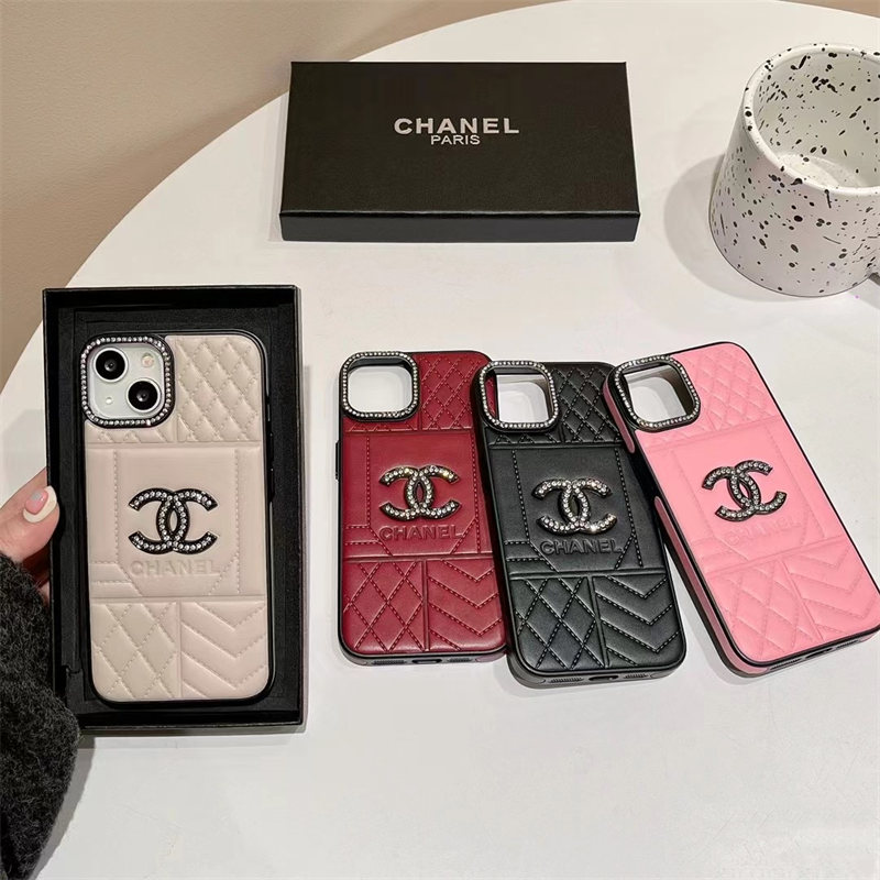 iphone17/17pro ケース シャネル 風 ココマーク chanel スマホケース パロディ iphoneケース 本革 ブランド iphone16/15pro/14 ケース ハイ ブランド コピー スマホケース 大人 可愛い