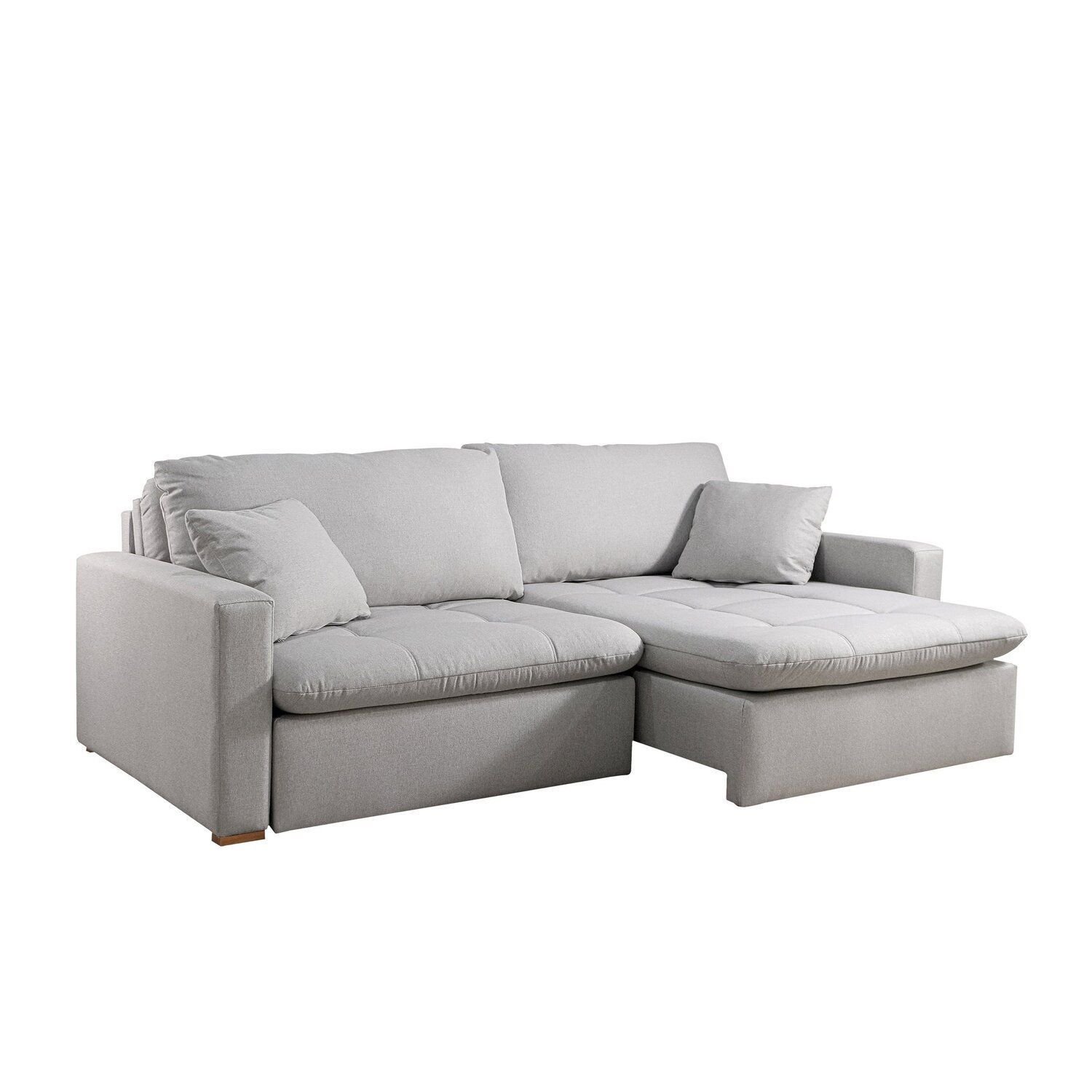 Sofá Retrátil e Reclinável 240cm com Almofadas Decorativas Liv Espresso Móveis