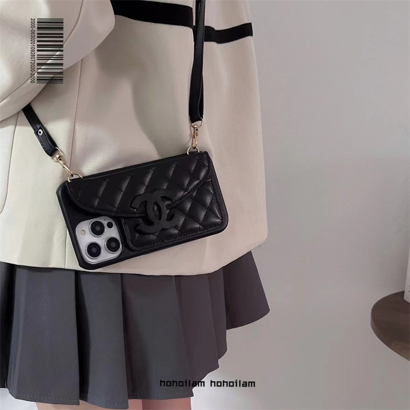 chanel iphone17/17pro/16/16pro ケース シャネル スマホ ショルダー iphoneケース 斜めがけ iphone15/15プロ ケース ハイ ブランド iphone14/13 ケース ブランド 人気 カード収納