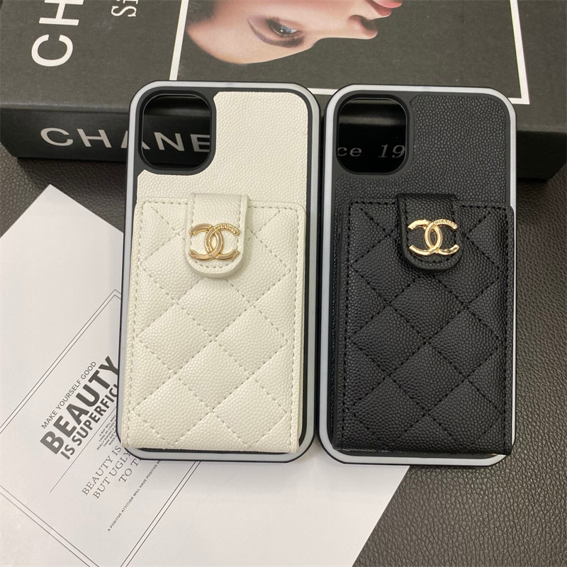 iphone17/17pro ケース シャネル ココマーク chanel スマホケース キャビア スキン iphone16/16plus ケース カード収納 iphone15/14 ケース お 揃い カップル アイフォン13/12pro ケース ブランド シンプル