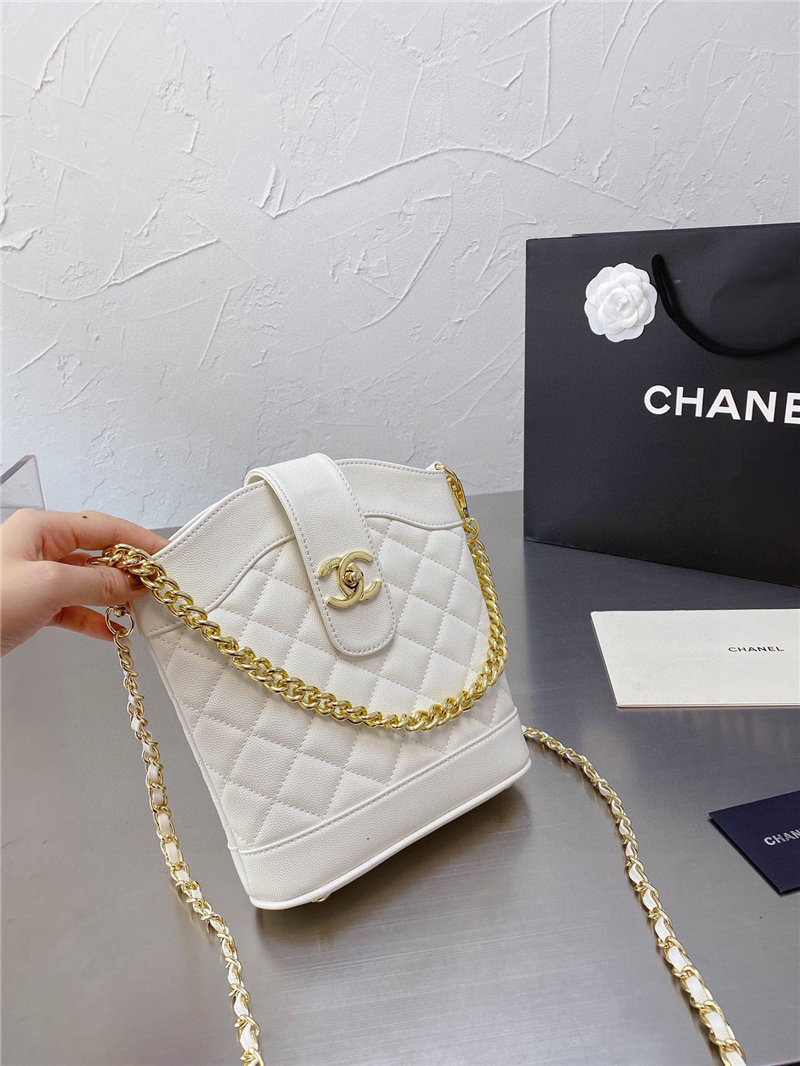 シャネル キャビア スキン バケツ バッグ コピー chanel バッグ ショルダー 鞄 ハイ ブランド 流行 バッグ レディース