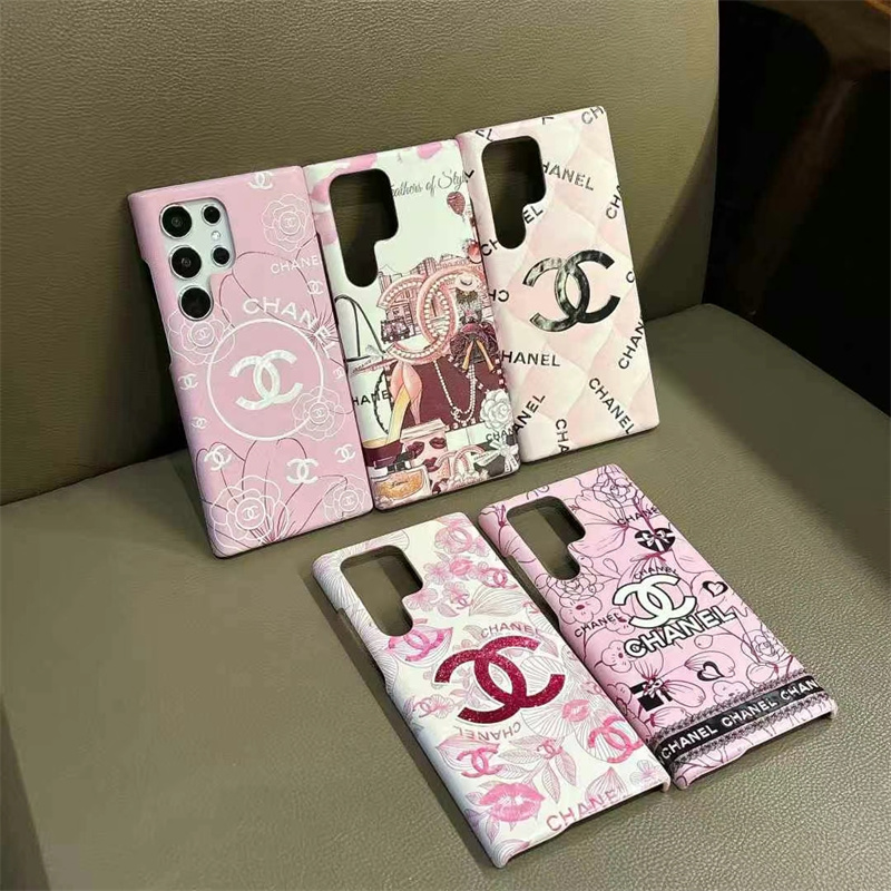シャネル ギャラクシーケース S25 ブランド chanel galaxy s25+/s24 ケース ANDROIDケース 花柄 galaxy s23/s22 ultra ケース 人気 女子
