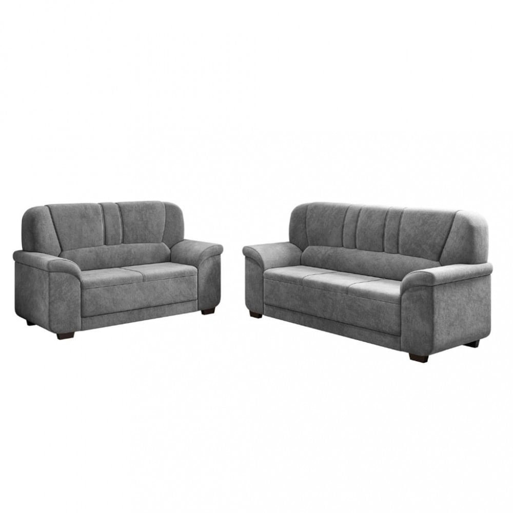 Conjunto Sofá 3 e 2 Lugares Paris Sued Flash em Promoção | Ofertas na Americanas