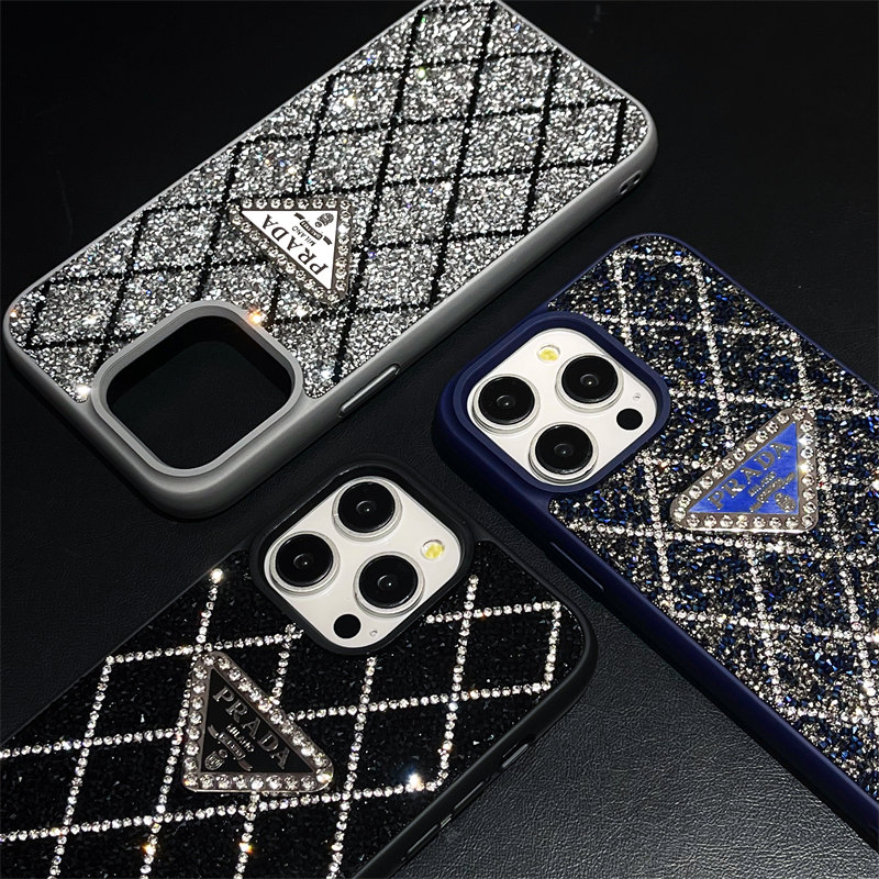 iphone17 ケース プラダ iphone16pro ケース キラキラ iphone15/15pro max ケース お揃い ブランド prada 携帯 ケース おしゃれ iphone14/13/12ケース ブランド コピー