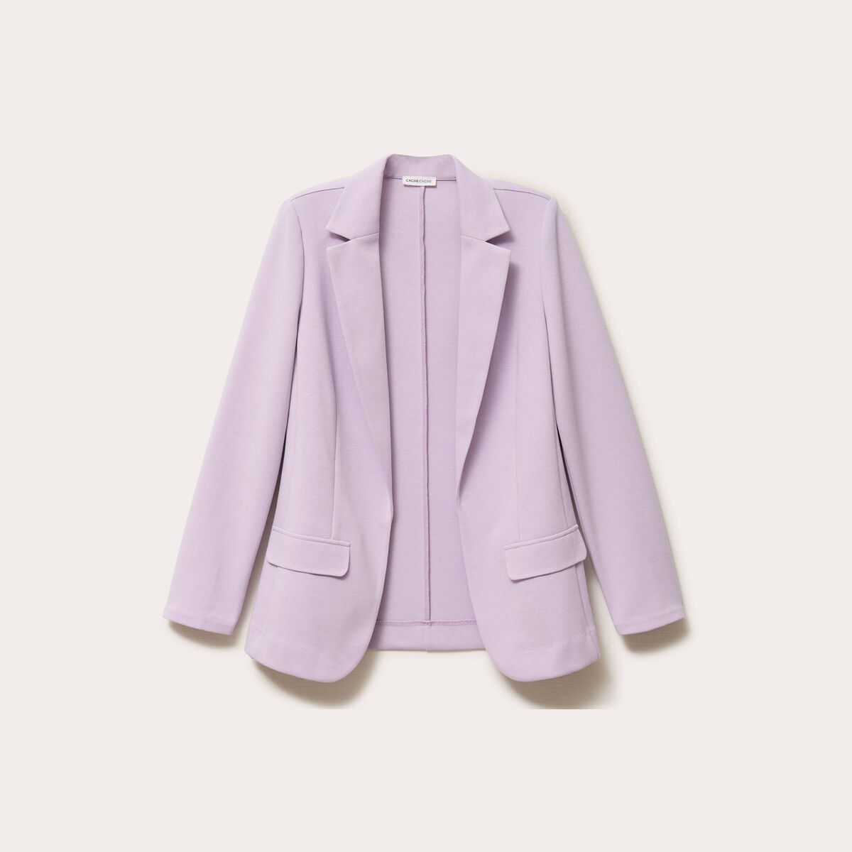 Veste blazer cintrée parme femme