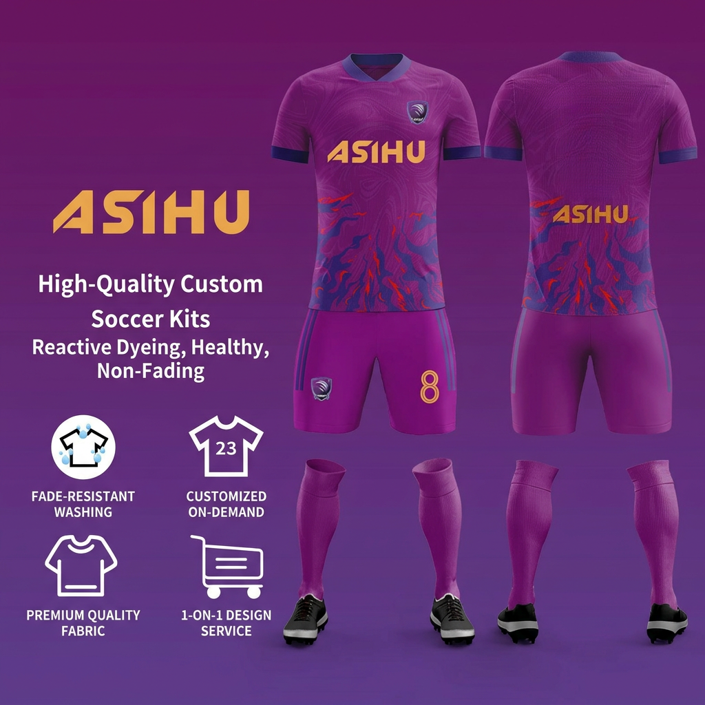 Dri-Fit Style Polyester Football Uniform Set