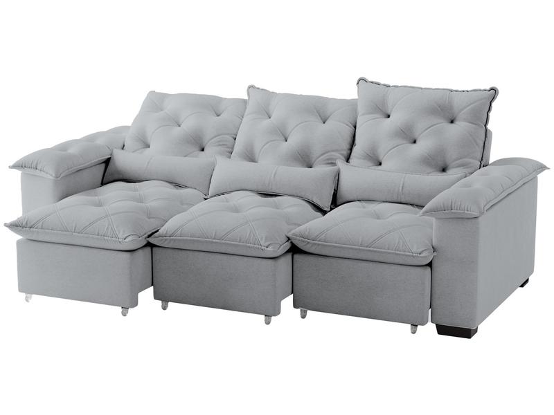 Sofá 5 Lugares Retrátil Prime Império Sol Colchões e Estofados