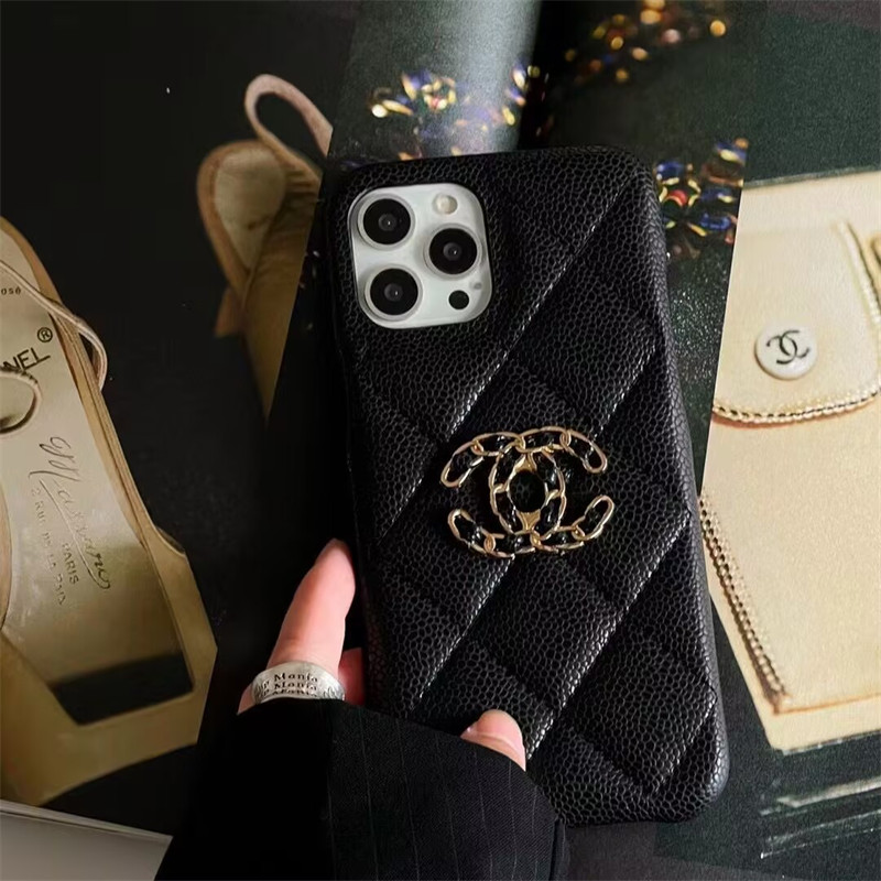 シャネル 携帯 ケース iphone17/17pro ブランド コピー iphone16/15pro レザーケース 女性 chanel風 iphone14pro max カバー 大人 可愛い シンプル アイフォンケース エレガント