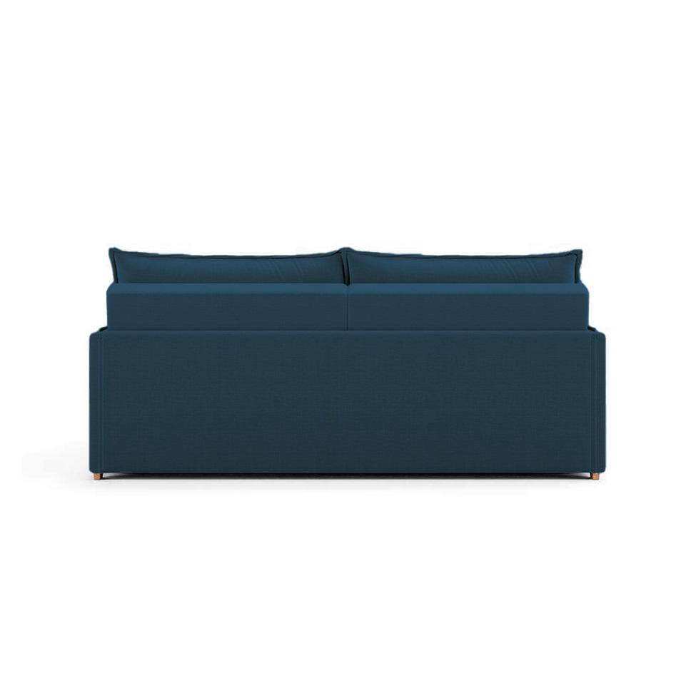Sofá Retrátil Sem Caixa 3 lugares Solomons Linho Azul Marinho 180 cm em Promoção | Ofertas na Americanas
