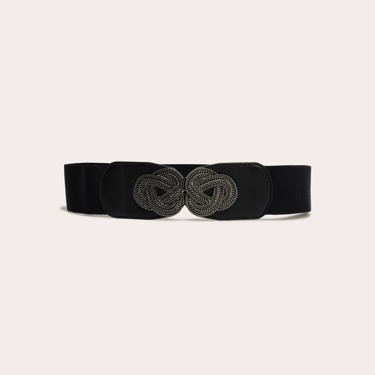 Ceinture élastiquée noir femme