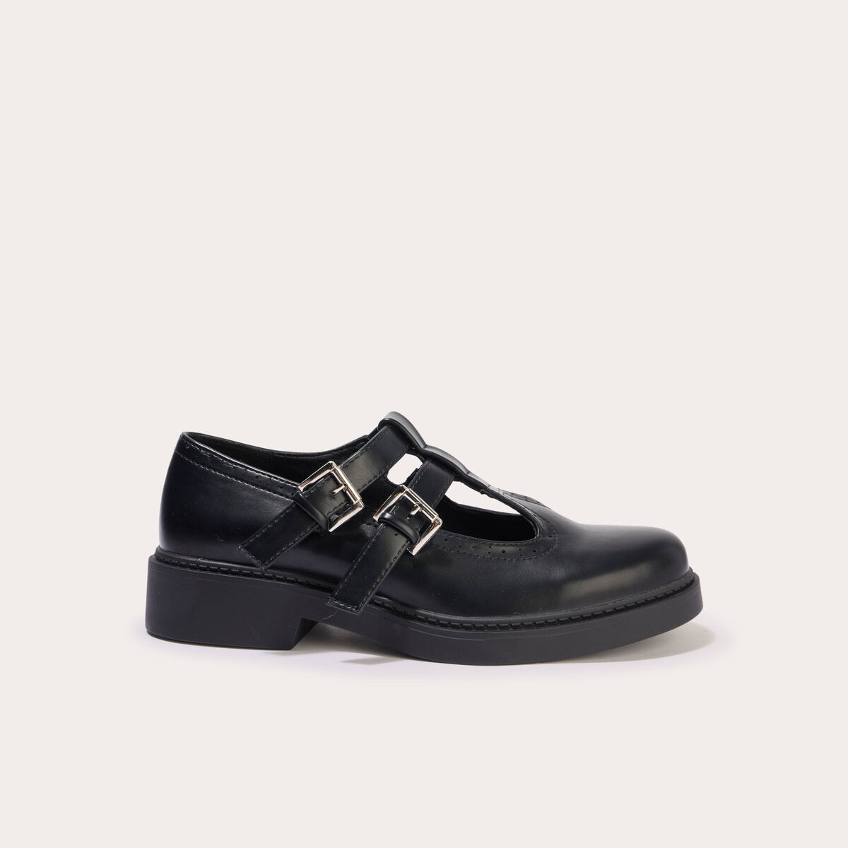 Derbies noir femme