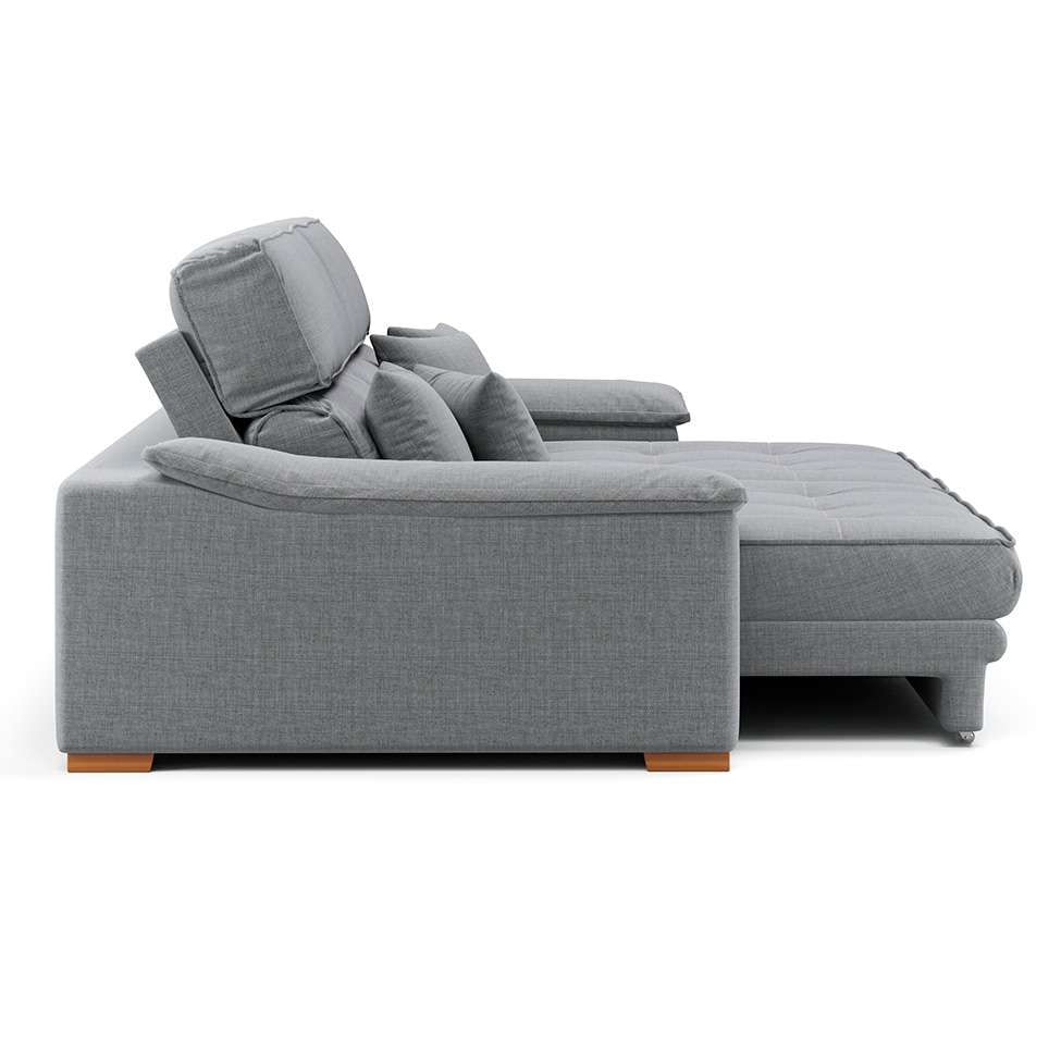 Sofá 3 Lugares Retrátil e Reclinável Lupin Linho Cinza em Promoção | Ofertas na Americanas