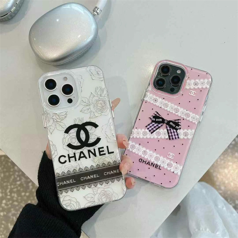 iphone17/16 ケース シャネル風 iphone17pro ケース iphone15/14 ケース 人気 女子 ブランド スマホケース ハイ ブランド iphone13/12 ケース 大人かわいい リボン柄
