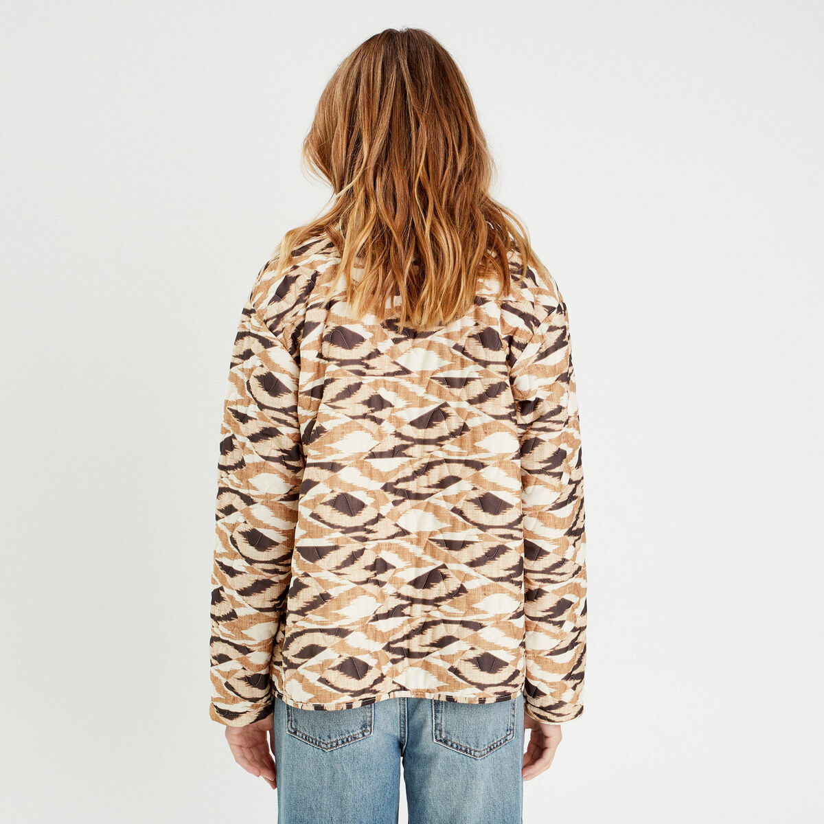 Veste matelassée blanc femme