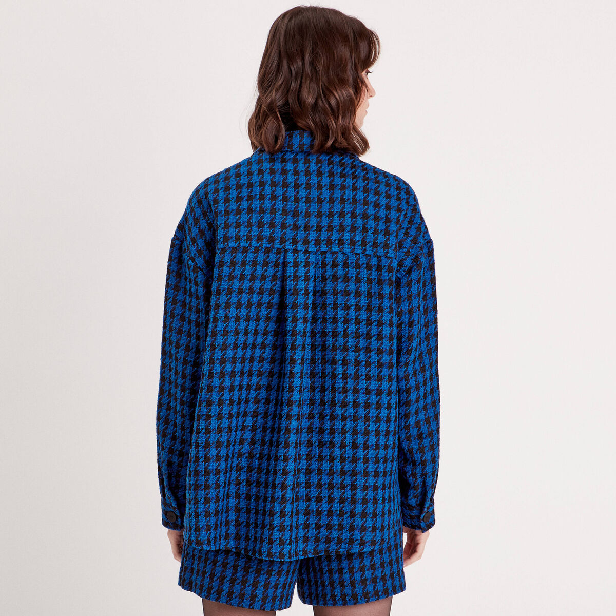 Surchemise manches longues noir femme