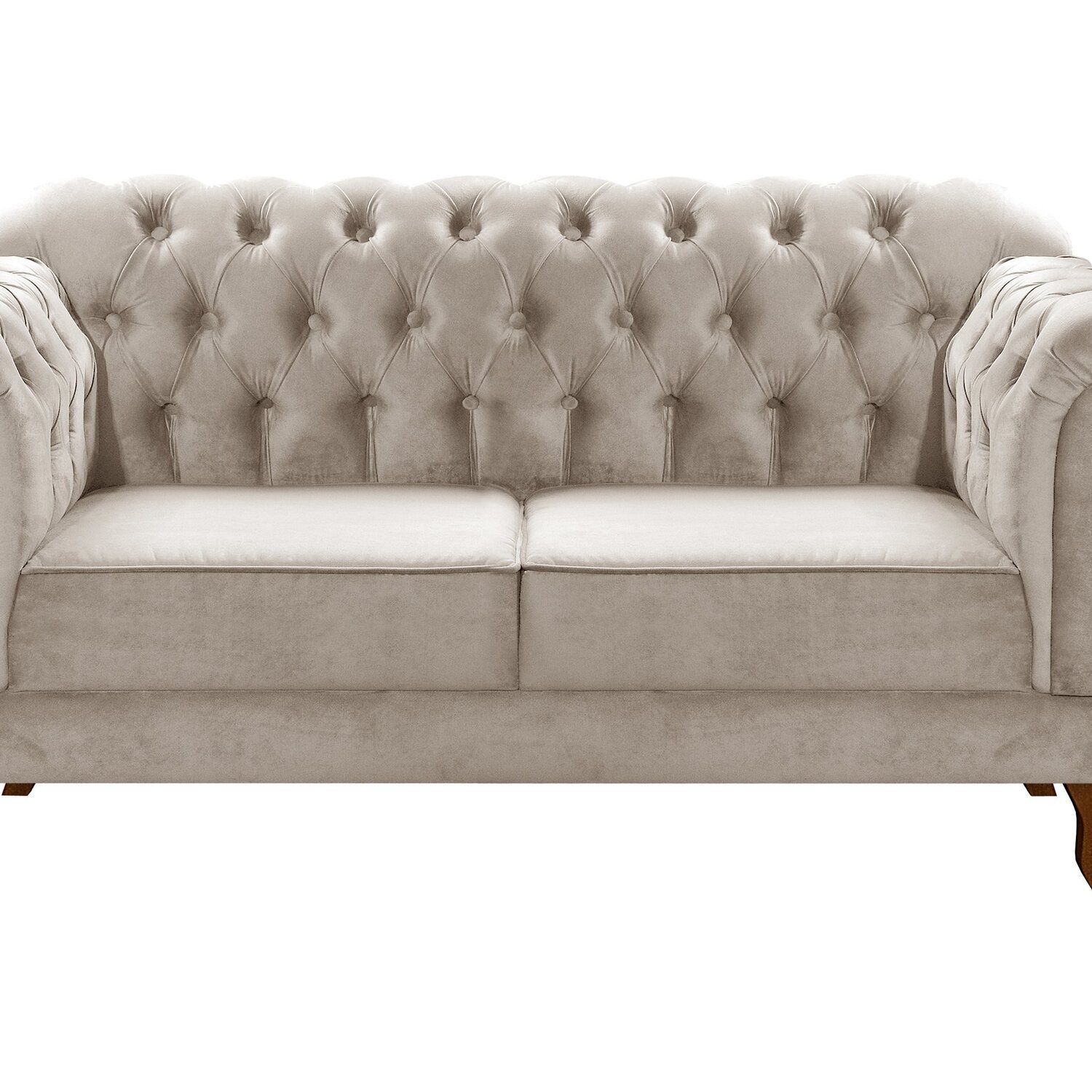 Sofá 2 Lugares Duquesa Chesterfield Decoração Recepção