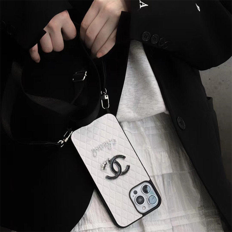シャネル iphone17/エアー ケース ショルダー chanel 携帯ケース スマホ ショルダー ハイブランド アイ フォン16/15/14 ケース お 揃い iphoneケース 人気 女子 ブランド