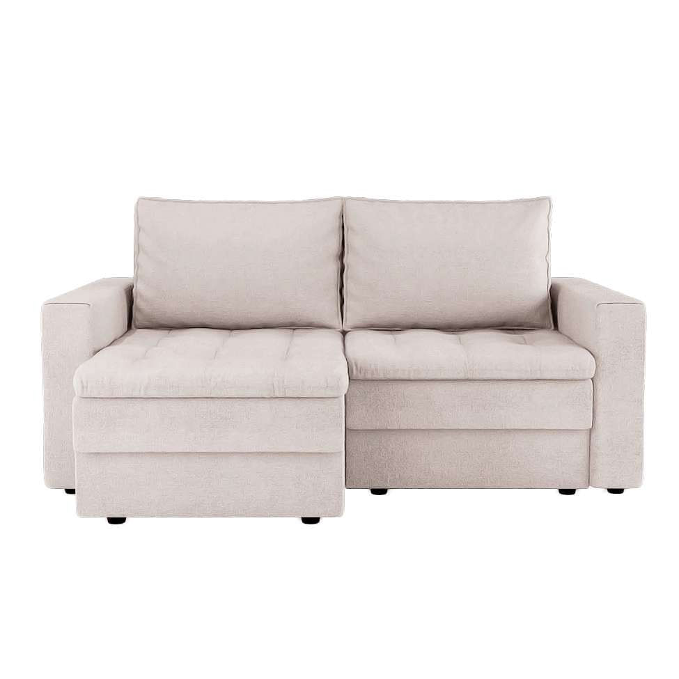 Sofá 3 Lugares Retrátil Berna Linho Cru 180 cm em Promoção | Ofertas na Americanas