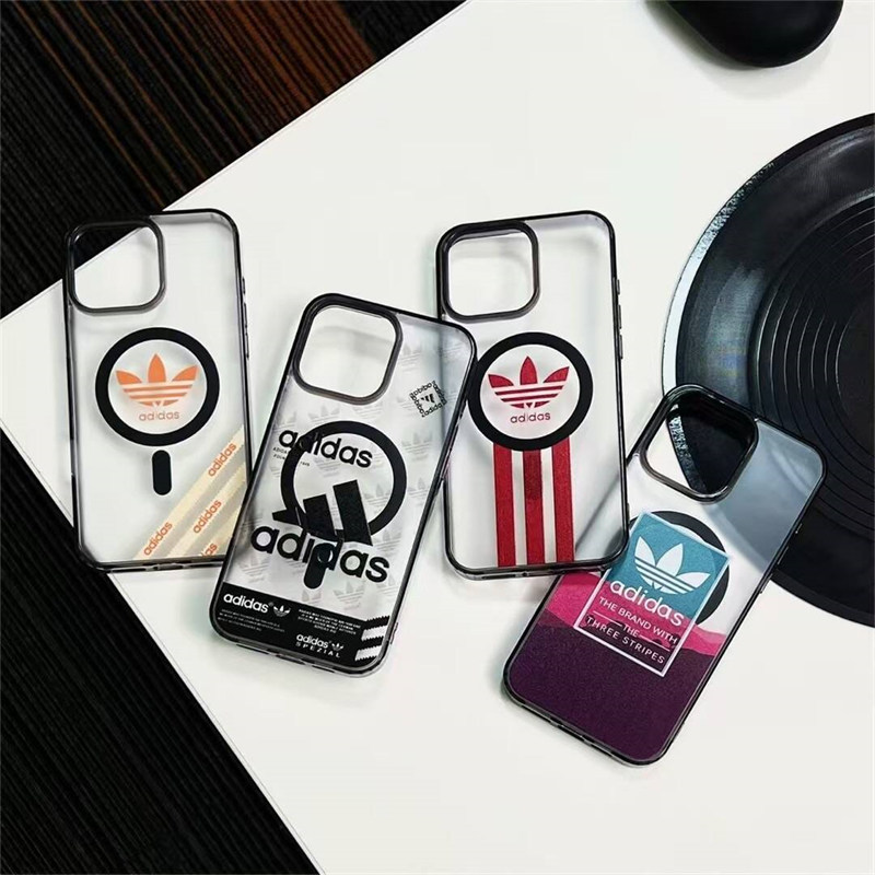 adidas パロディ iphone16/15/15pro ケース アディダス iphone14pro max/13pro カバー カップル ブランド iphone12/12プロ ケース おしゃれ かわいい