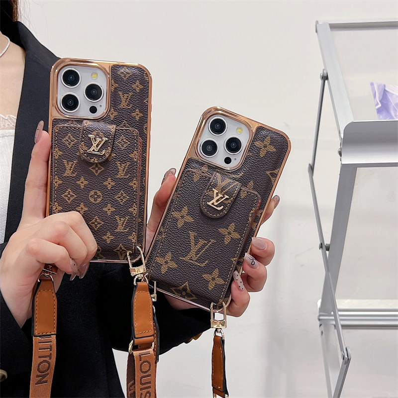ヴィトン iphone17/17pro ケース スマホ ショルダー ブランド iphone16/16プロ ケース ハイブランド iphone15/15pro ケース カード収納 ルイ ヴィトン アイ フォン14/13pro/12 ケース コピー