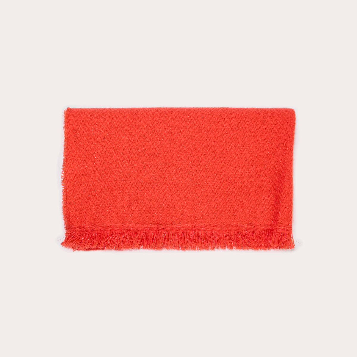 écharpe orange foncé femme