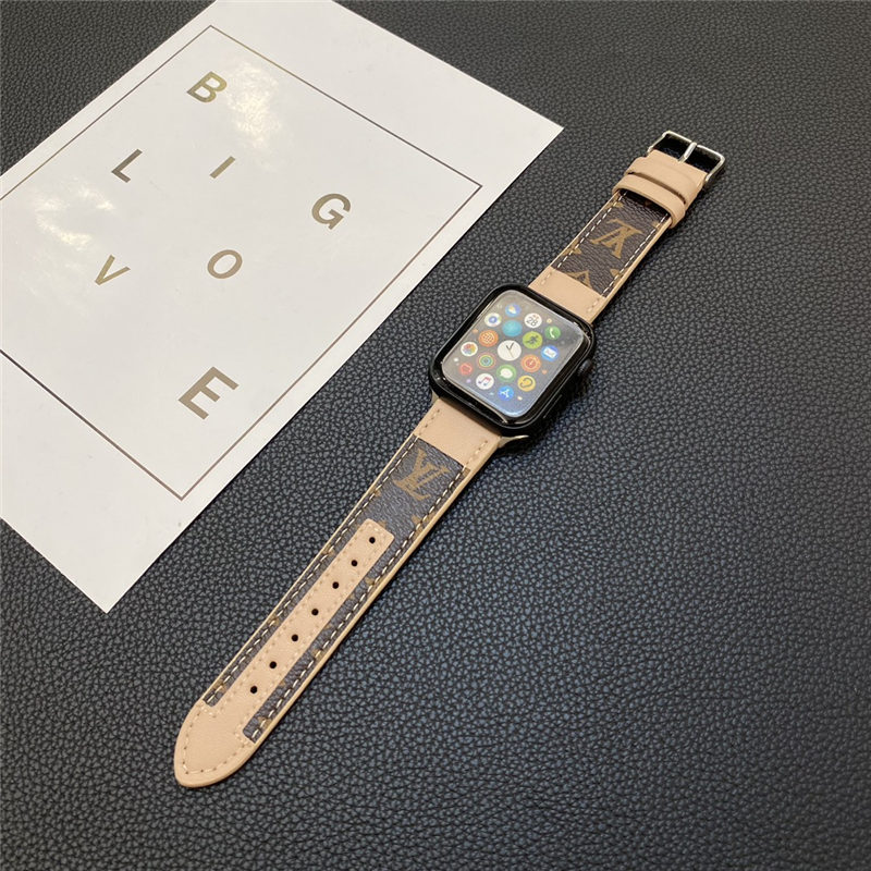 アップル ウォッチ バンド ハイブランド apple watch バンド ルイ ヴィトン アップル ウォッチ series9/8/Ultra 2/se対応 バンド メンズ/女性 アップル ウォッチ ベルト レザー