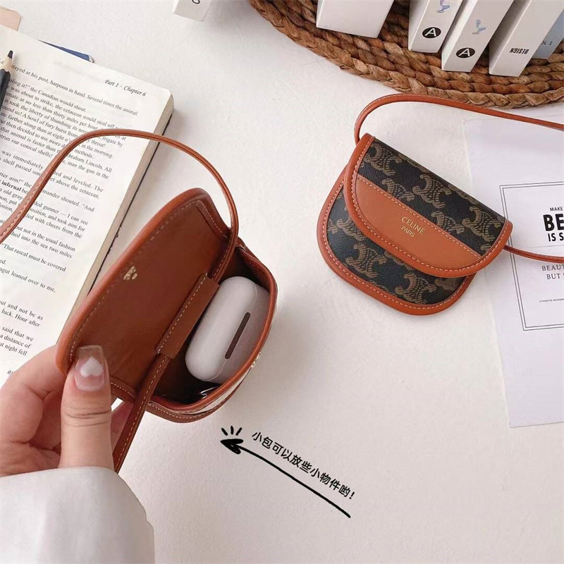 セリーヌ airpods ケース ショルダー airpods pro ケース ハイブランド celine airpods 第 三 世代 ケース ブランド エア ポッツ ケース おしゃれ エアーポッズ ケース かわいい