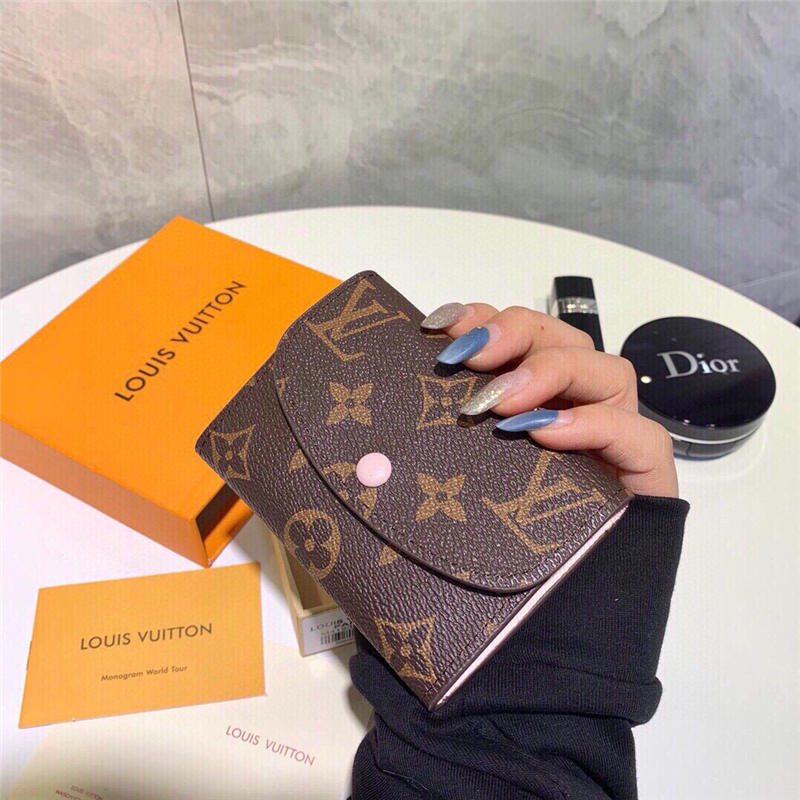 ルイヴィトン・ポルトモネロザリ・ミニ財布 使いやすい LV ミニ ウォレット レディース 小銭入れ コイン ケース ハイ ブランド  センス の いい プレゼント 女性 10000 円