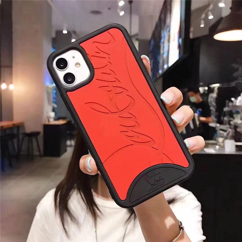 ルブタン iphone17/17proケース パロディ Louboutin iphone16/15/14 シリコン ケース 芸能人 iphone13pro レッド ケース ハイ ブランド メンズ アイフォン11proカバー 激安 おすすめ