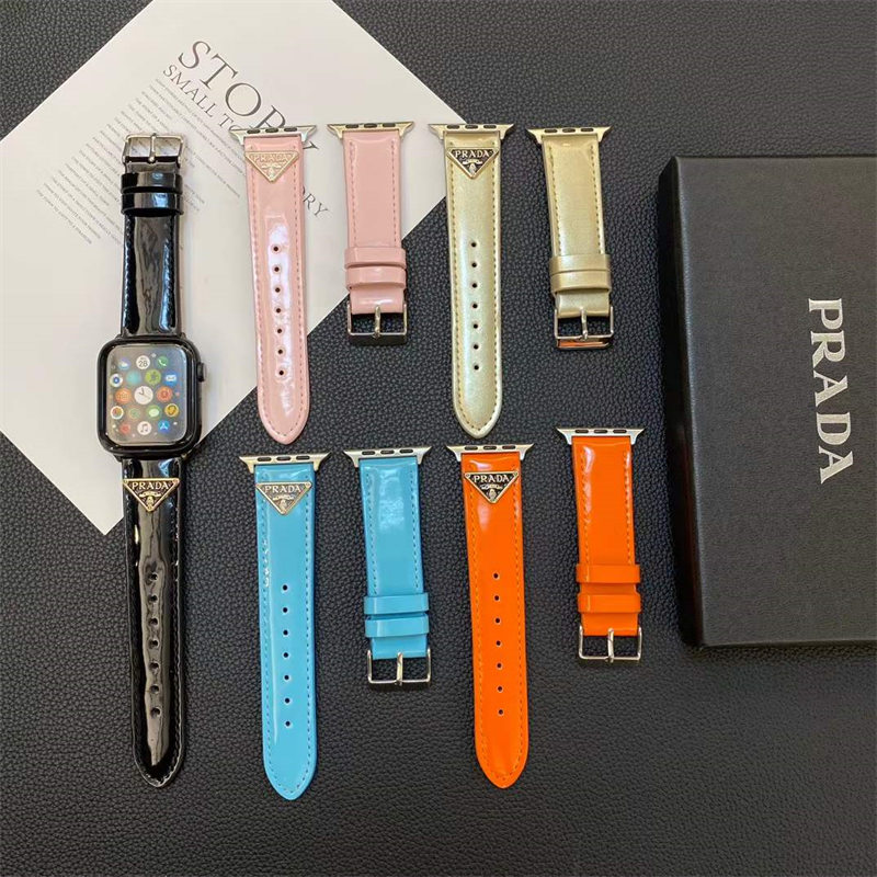 プラダ アップル ウォッチ バンド apple watch ベルト ブランド アップル ウォッチ バンド メンズ おしゃれ prada apple watch バンド レザー 女性 44/45/49mm