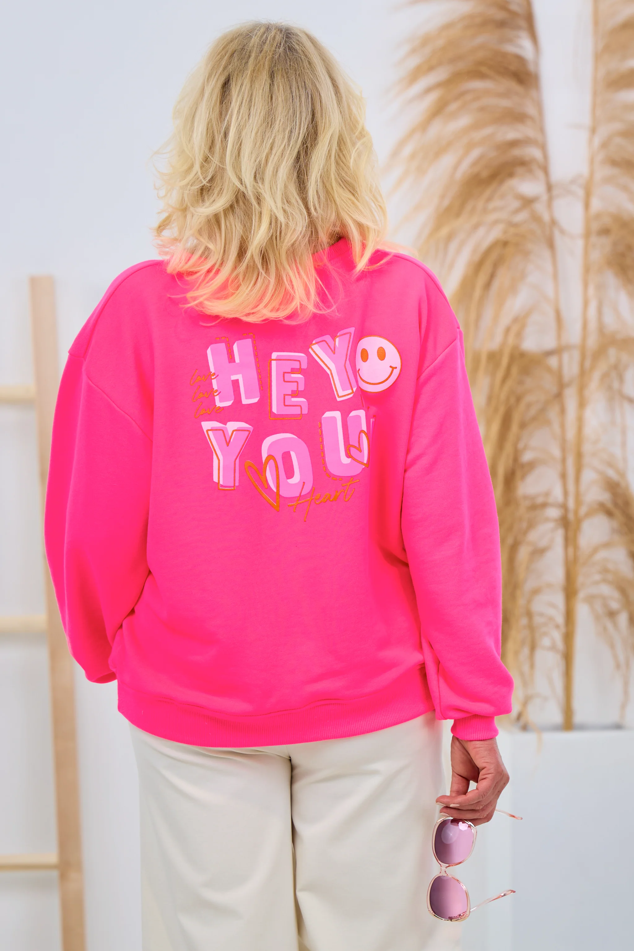 Sweaty HEY YOU, neonpink