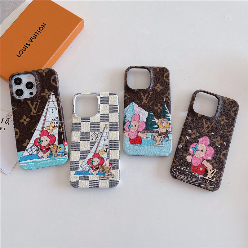ルイヴィトン ヴィヴィエンヌ iphone ケース17/16 iphoneケース キャラクター iphoneケース 人気 ブランド 女子 iphone15/14pro ケース ブランド スマホケース 流行り