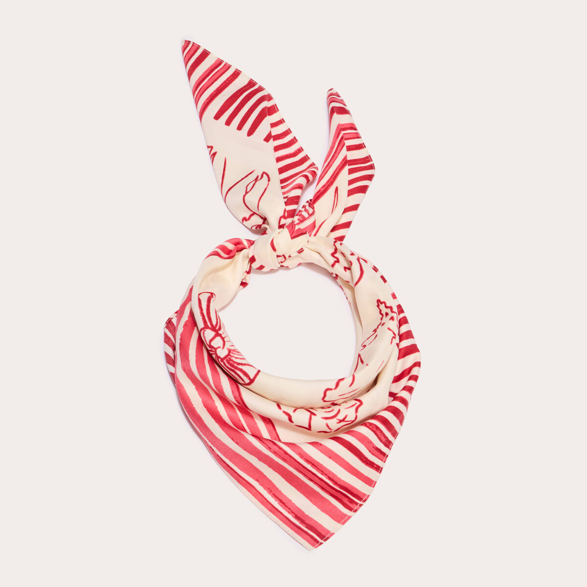 Foulard ecru femme