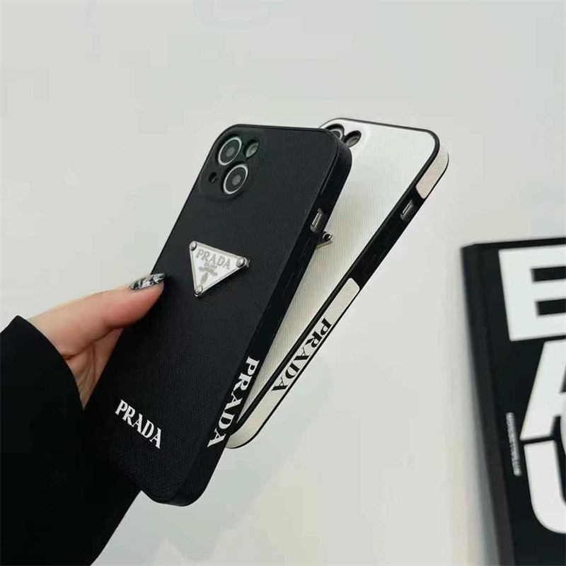 プラダ iphone17 ケース prada スマホケース コピー iphone16/16pro ケース ペア ハイ ブランド iphone15/15plus ケース ブランド メンズ iphone14/13 ケース 大人 可愛い