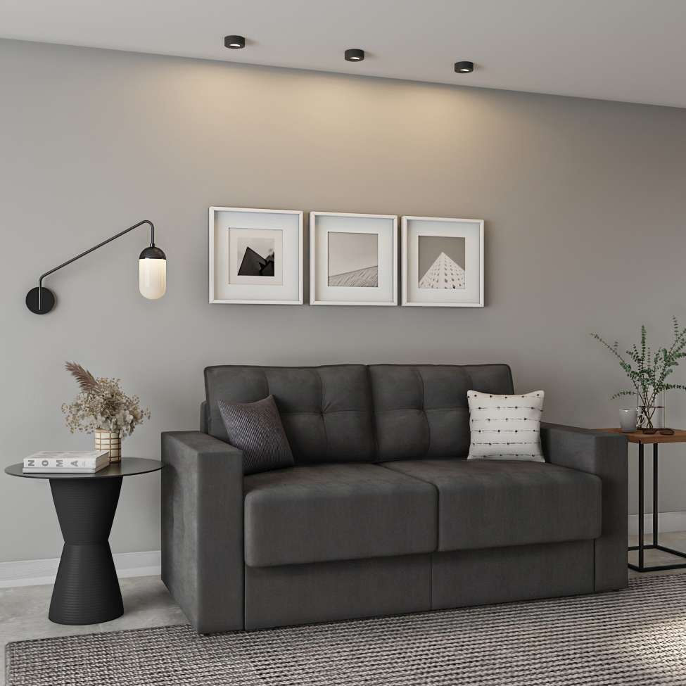 Sofá 3 Lugares Retrátil Dresden Suede Grafite 180 cm em Promoção | Ofertas na Americanas