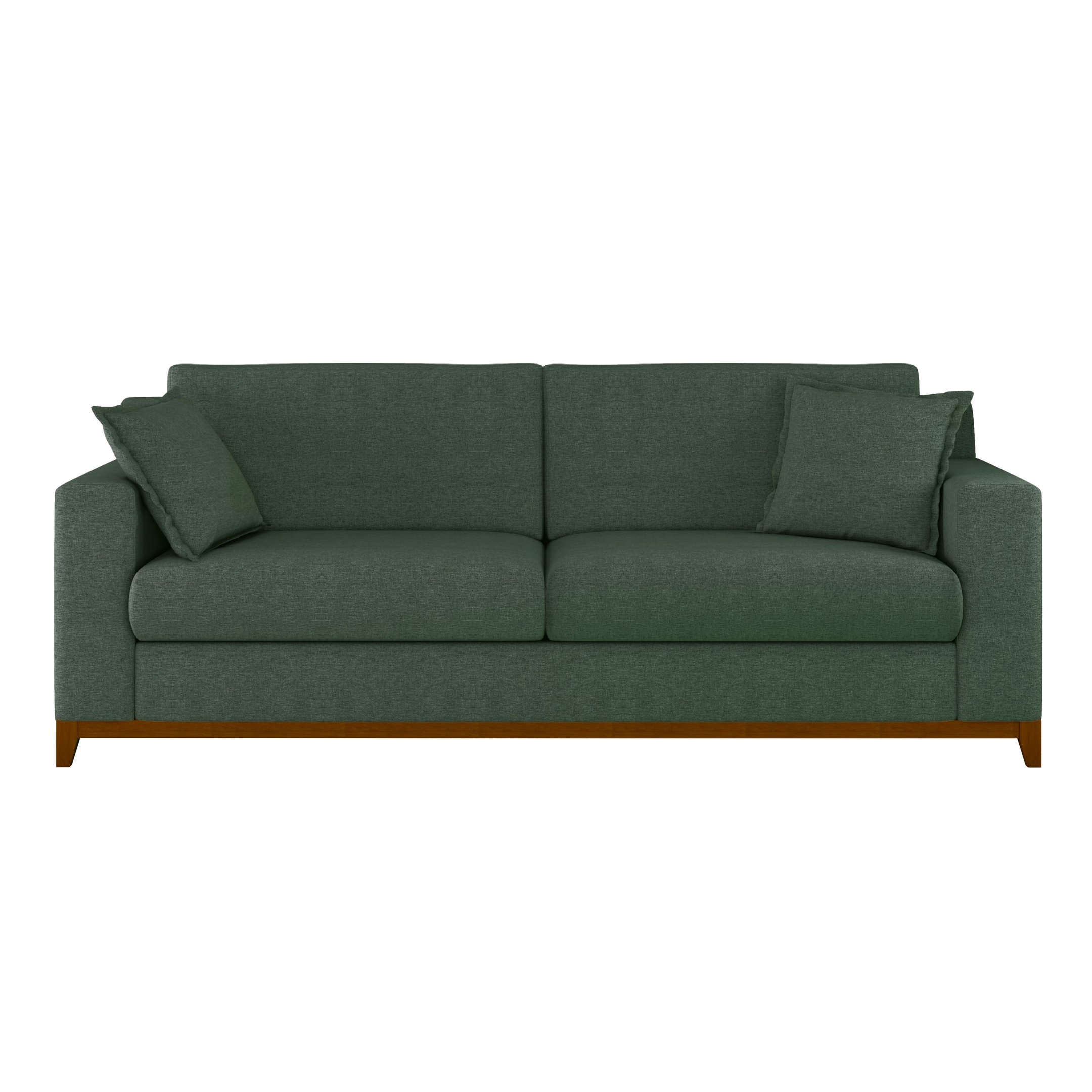 Sofá Living Vintage 3 Lugares 200cm em Linho Slim