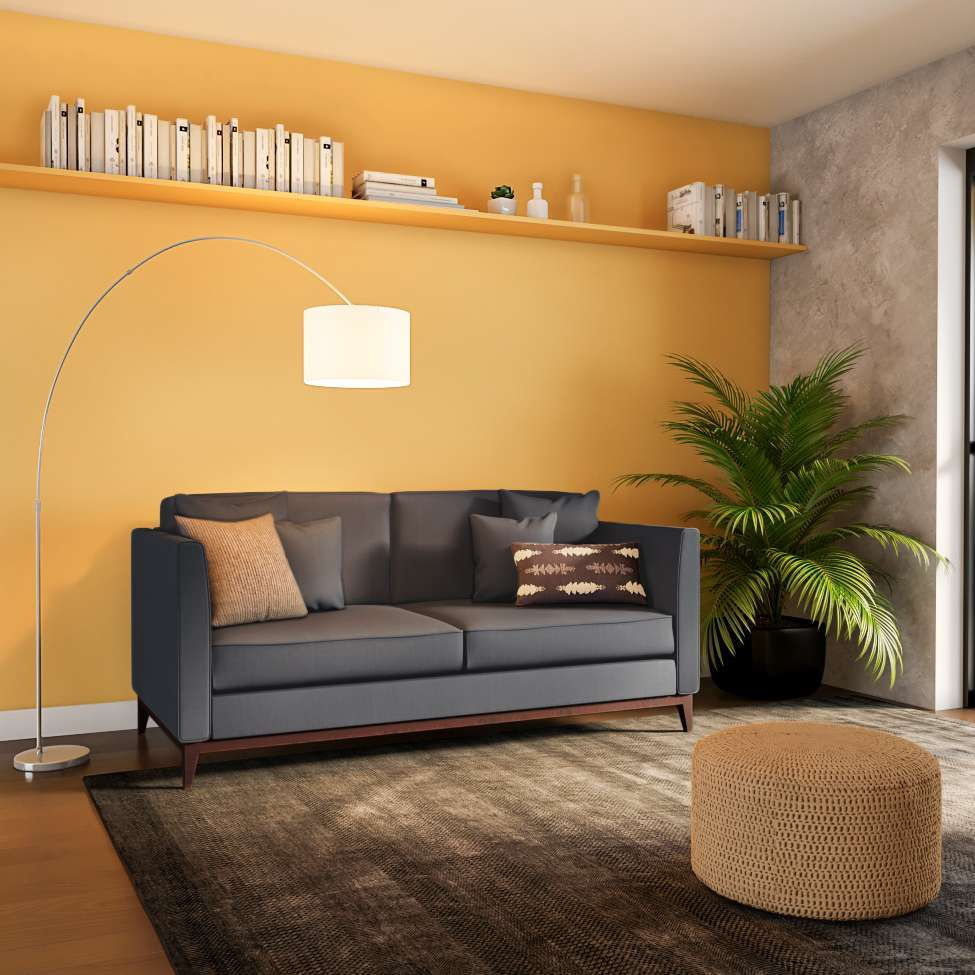 Sofá 3 Lugares Benjamim Base de Madeira Linho Cotton Cinza. em Promoção | Ofertas na Americanas