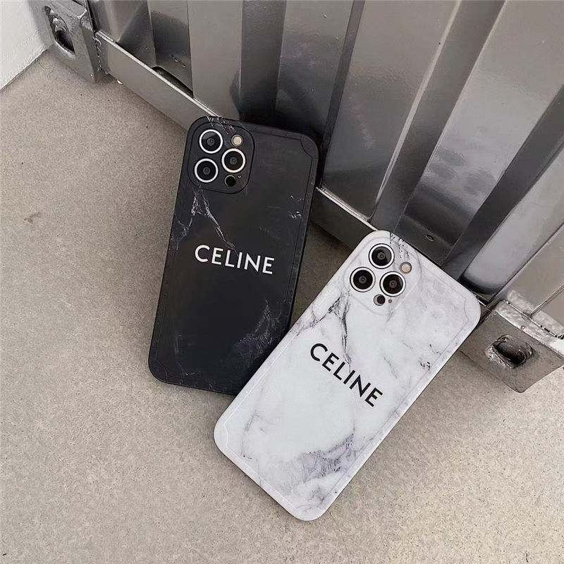 セリーヌ スマホ ケース 安い celine風 iphone16/15pro ケース ペア 大理石風 iphone14/13pro maxケース 韓国 流行り アイフォン12/11 携帯カバー 衝撃 に 強い